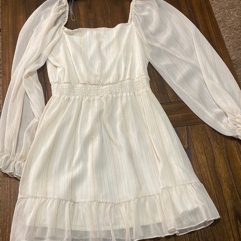 Altard state white/gold dress